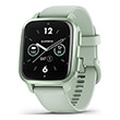 rolo garmin venu sq 2 cool mint with metallic mint bezel photo