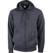 zaketa russell athletic zip through hoody anthraki photo