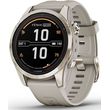 rolo garmin fenix 7s pro sapphire solar soft gold with light sand photo