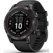 rolo garmin fenix 7 pro sapphire solar titanium carbon gray dlc with black photo