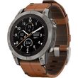 rolo garmin fenix 7 pro sapphire solar titanium with chestnut leather photo
