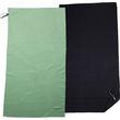 set me 2 petsetes microfiber espree fast dry solid green black 50 x 100 cm photo set me 2 petsetes microfiber espree fast dry solid green black 50 x 100 cm photo