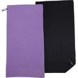 ��� �� 2 �������� MICROFIBER ESPREE FAST DRY SOLID BLACK & MAUVE (50 X 100 CM)