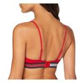 soytien tommy hilfiger colour blocked metallic triangle uw0uw01841 611 kokkino extra photo 1