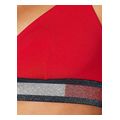 soytien tommy hilfiger colour blocked metallic triangle uw0uw01841 611 kokkino extra photo 2