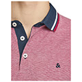 t shirt polo jack jones jjepaulos 12136668 kokkino melanze extra photo 2