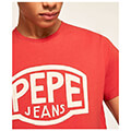 t shirt pepe jeans earnest pm507139 kokkino extra photo 2
