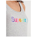 top superdry swiss logo emb classic vest w6010056a gkri melanze extra photo 2