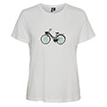t shirt vero moda vmdonnafrancis bicycle 10244391 leyko extra photo 3