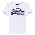 t shirt superdry v l rodeo rainbow stripe w1010718a leyko m extra photo 5