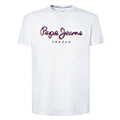 t shirt pepe jeans duncan overlapping letters pm507799 krem m extra photo 3