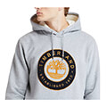 hoodie timberland boucle sherpa tb0a2cqd gkri melanze l extra photo 2