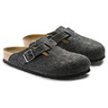 pantofles birkenstock boston 160373 anthraki extra photo 3