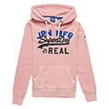 hoodie superdry vl ac hood bb w2011139a anoixto roz extra photo 3