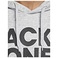 hoodie jack jones jjecorp logo 12152840 anoixto gkri melanze extra photo 2