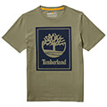 t shirt timberland stack logo tb0a2aj1 xaki extra photo 2