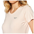 t shirt pepe jeans bellrose n basic pl505051 anoixto roz extra photo 2