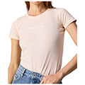 t shirt pepe jeans new virginia pl505202 anoixto roz extra photo 2