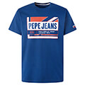 t shirt pepe jeans adelard flag and logo pm508223 mple extra photo 3