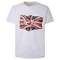 t shirt pepe jeans flag logo n waving flag pm508273 leyko extra photo 3