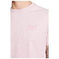 t shirt superdry vintage logo emb m1011245a anoixto roz melanze extra photo 2