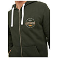 hoodie me fermoyar jack jones jjstamp 12211515 skoyro prasino extra photo 2