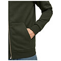 hoodie me fermoyar jack jones jjstamp 12211515 skoyro prasino extra photo 3