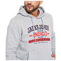 hoodie jack jones jjnewdenim 12210826 anoixto gkri melanze m extra photo 2