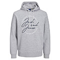 hoodie jack jones jorjerrys 12219670 anoixto gkri melanze extra photo 3