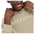 hoodie jack jones jprblaaugust logo 12221967 mpez m extra photo 1