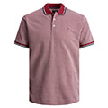 t shirt polo jack jones jprbluwin 12169064 kokkino melanze m extra photo 4