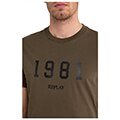 t shirt replay with print m6485 00022980p 238 skoyro xaki l extra photo 3