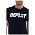 t shirt replay with lettering print m6469 0002660 085 skoyro mple extra photo 3