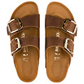 sandalia birkenstock arizona big buckle leoi hex narrow 1011073 cognac kafe extra photo 3