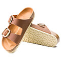 sandalia birkenstock arizona big buckle leoi hex narrow 1011073 cognac kafe 41 extra photo 5