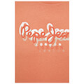 t shirt pepe jeans richme logo print pm508697 portokali extra photo 3