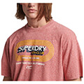 t shirt superdry ovin vintage ath club m1011593a kokkino melanze extra photo 1