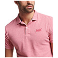 t shirt polo superdry ovin classic pique m1110343a roz melanze extra photo 1