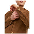 poykamiso jack jones jjkendrick cord overshirt 12236938 kafe extra photo 2