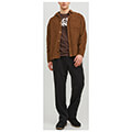 poykamiso jack jones jjkendrick cord overshirt 12236938 kafe extra photo 4