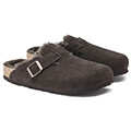 pantofles birkenstock boston vl shearling narrow 1020529 moka extra photo 1