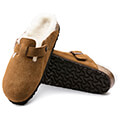 pantofles birkenstock boston vl shearling narrow 1001141 kafe extra photo 4