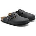 pantofles birkenstock boston leoi narrow 59463 mayro extra photo 1