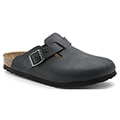 pantofles birkenstock boston leoi narrow 59463 mayro extra photo 2