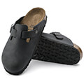 pantofles birkenstock boston leoi narrow 59463 mayro extra photo 4