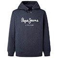 hoodie pepe jeans nouvel pm582521 skoyro mple melanze extra photo 3