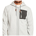 hoodie me fermoyar quiksilver out there eqyft04814 anoixto gkri melanze extra photo 3