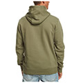 hoodie quiksilver landscape lines eqyft04832 xaki extra photo 1