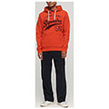 hoodie superdry ovin athletic script graphic m2013154a 8ux portokali xxl extra photo 3