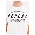 t shirt replay with custom garage print m6840 0002660 011 leyko m extra photo 2